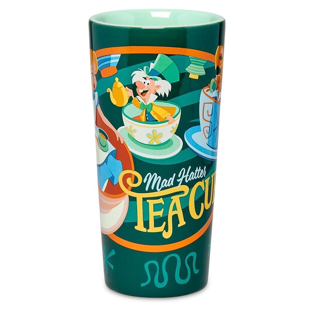 Disney Parks Alice in Wonderland Mad Teacups Latte Mug 12 oz. NWT - Picture 3 of 10